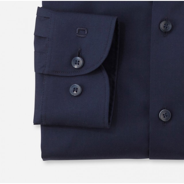 OLYMP ΠΟΥΚΑΜΙΣΟ BODY FIT ΣΚΟΥΡΟ ΜΠΛΕ