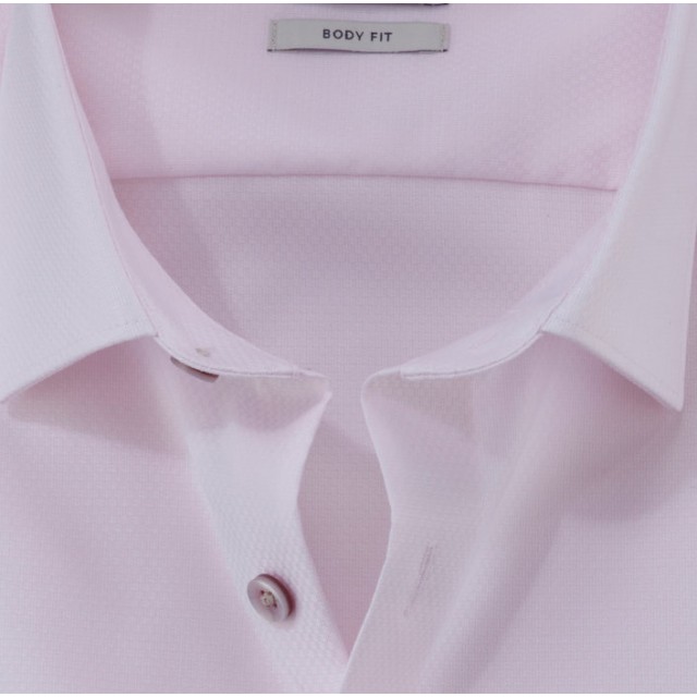 OLYMP ΠΟΥΚΑΜΙΣΟ ΡΟΖ LEVEL FIVE BODY FIT