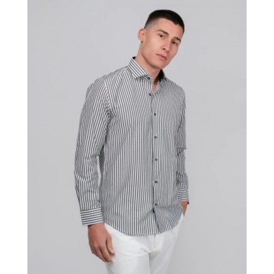 DEZIGN SHIRT STRIPES BLACK