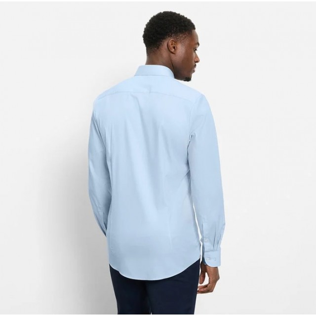 OLYMP ΠΟΥΚΑΜΙΣΟ BODY FIT ΣΙΕΛ