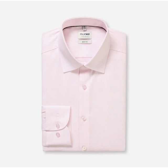 OLYMP ΠΟΥΚΑΜΙΣΟ BODY FIT ΡΟΖ