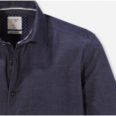 OLYMP Shirt Level Five Smart Casual Blue
