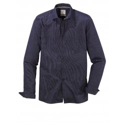 OLYMP Πουκάμισο Level Five Smart Casual Μπλέ