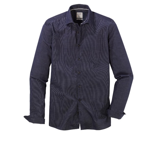 OLYMP Πουκάμισο Level Five Smart Casual Μπλέ