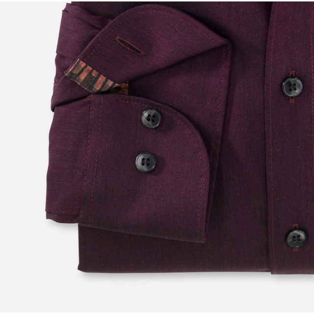 OLYMP Πουκάμισο Level Five body fit Garnet