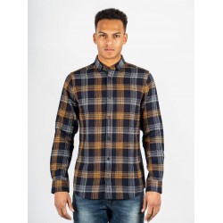 MARCUS Πουκάμισο Μπλέ Navy Mix MARCUS Πουκάμισο Μπλέ Navy Mix