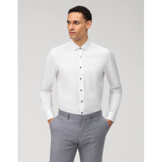 OLYMP Level Five,Πουκάμισο Λευκό