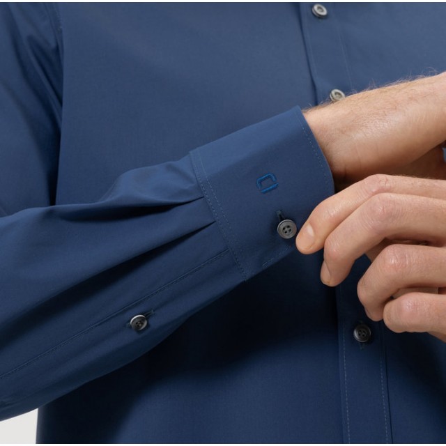 OLYMP Level Five Στενή Γραμμή, Πουκάμισο Μπλέ 