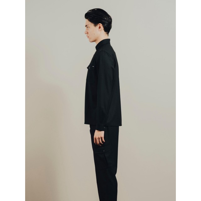 GNIOUS OVERSHIRT ΜΑΥΡΟ