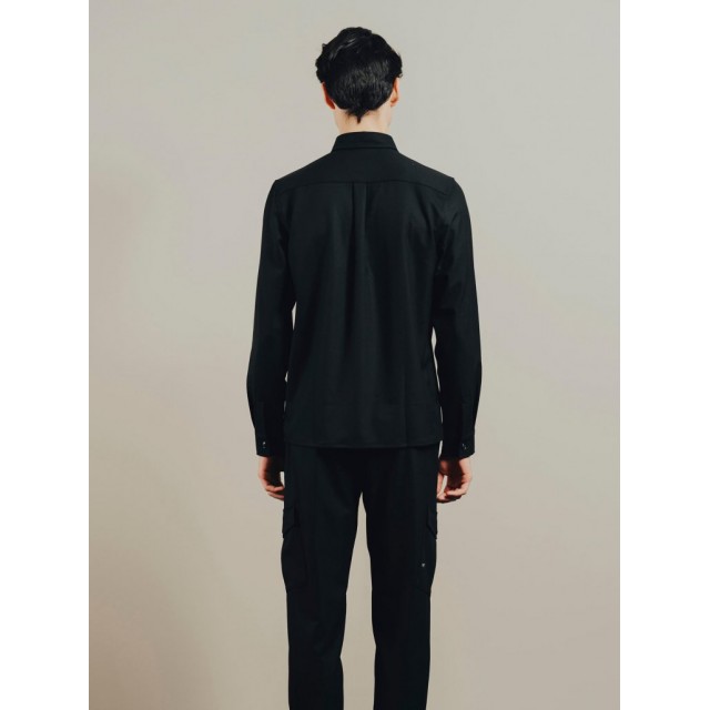 GNIOUS OVERSHIRT ΜΑΥΡΟ