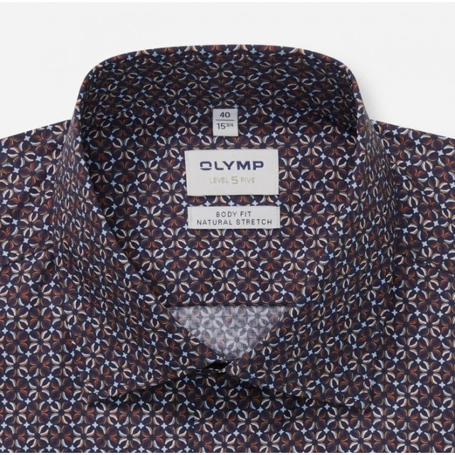 OLYMP ΠΟΥΚΑΜΙΣΟ BODY FIT ΜΠΛΕ