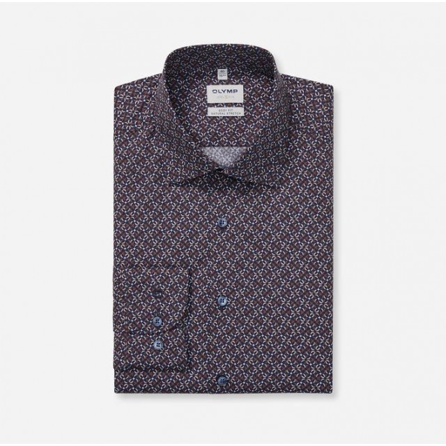 OLYMP ΠΟΥΚΑΜΙΣΟ BODY FIT ΜΠΛΕ