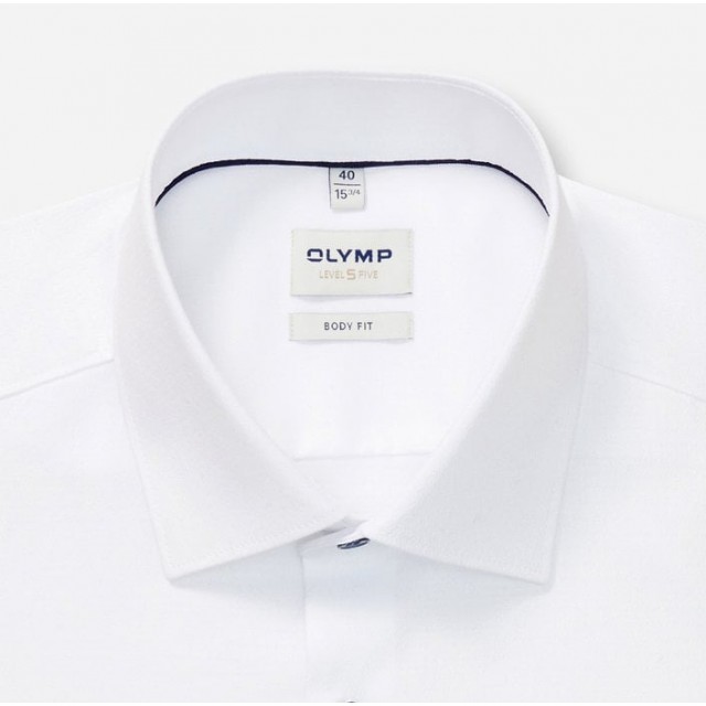 OLYMP ΠΟΥΚΑΜΙΣΟ BODY FIT ΛΕΥΚΟ