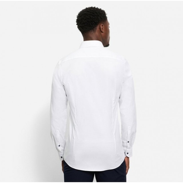 OLYMP ΠΟΥΚΑΜΙΣΟ BODY FIT ΛΕΥΚΟ