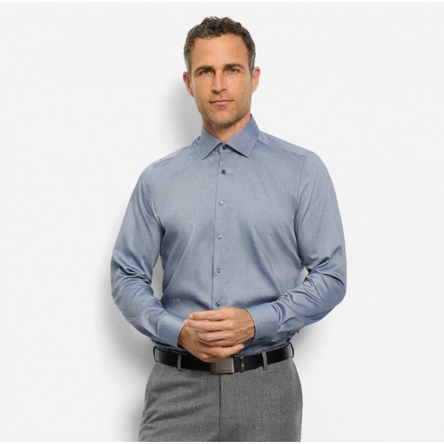 OLYMP ΠΟΥΚΑΜΙΣΟ Body Fit ΜΠΛΕ