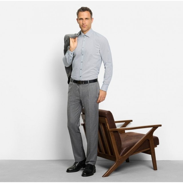 OLYMP ΠΟΥΚΑΜΙΣΟ BODY FIT ΛΕΥΚΟ