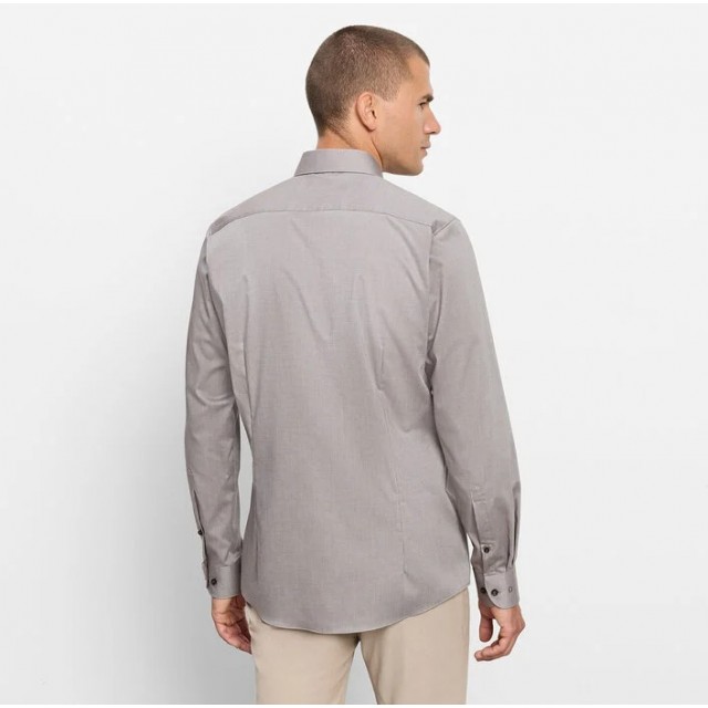 OLYMP SHIRT BODY FIT BROWN