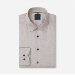 OLYMP SHIRT BODY FIT BROWN