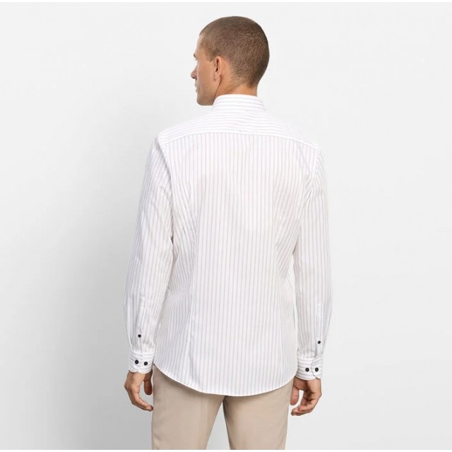 OLYMP SHIRT BODY FIT BROWN