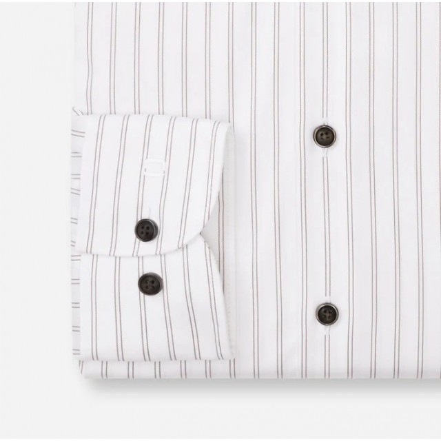 OLYMP SHIRT BODY FIT BROWN