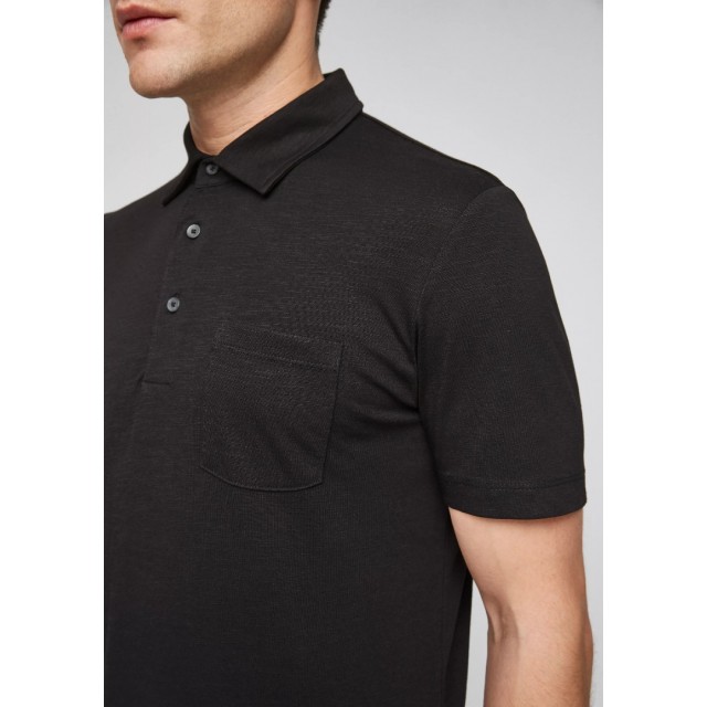 S.OLIVER POLO Μπλούζα Μαύρο 