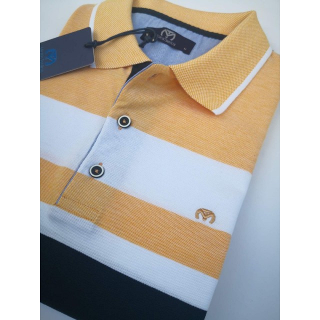 MAKIS TSELIOS POLO Ριγέ Kροκί