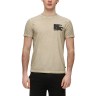 S.OLIVER MENS T-SHIRT BEIGE