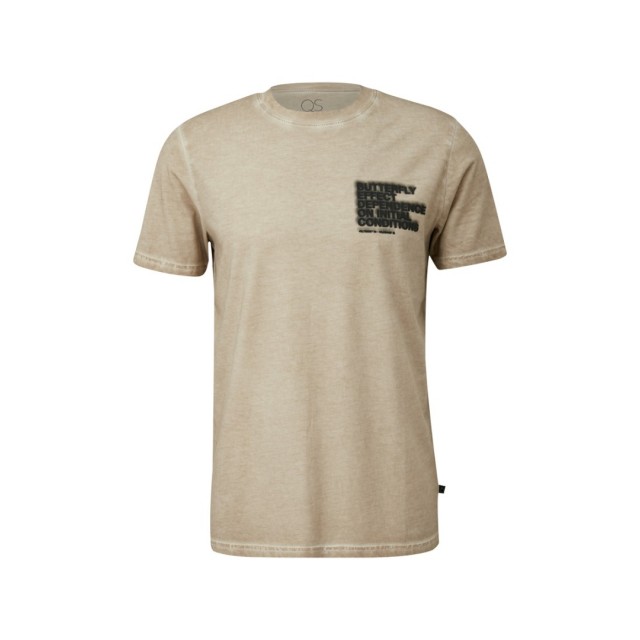 S.OLIVER MENS T-SHIRT BEIGE