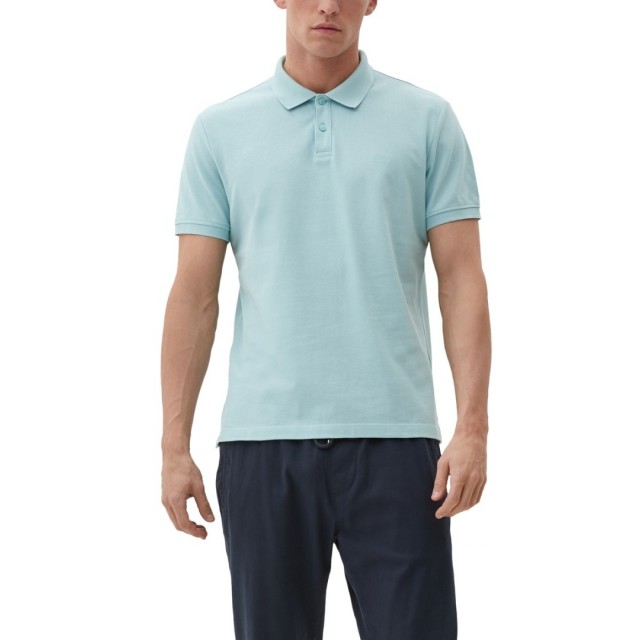 S.OLIVER ΑΝΔΡΙΚΗ ΜΠΛΟΥΖΑ POLO AQUA