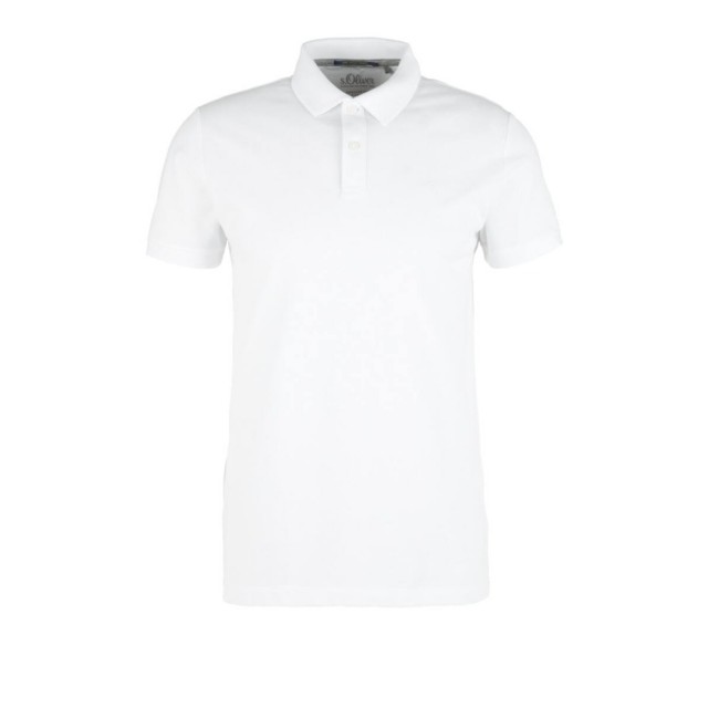 S.OLIVER MEN'S POLO SHIRT WHITE