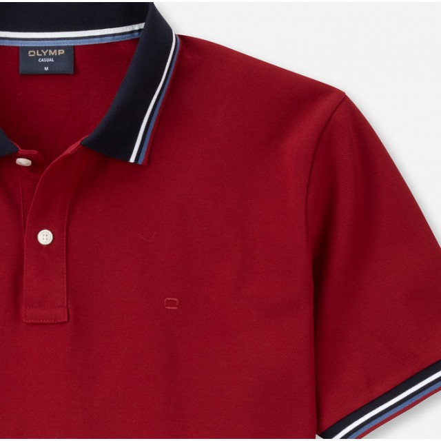 OLYMP Polo Shirt Bordeaux