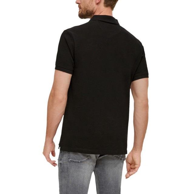 S.OLIVER POLO SHIRT BLACK