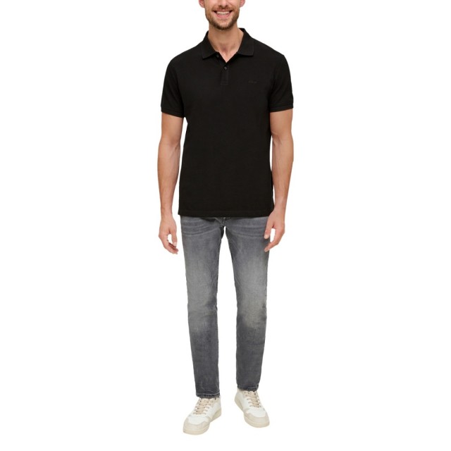 S.OLIVER POLO SHIRT BLACK