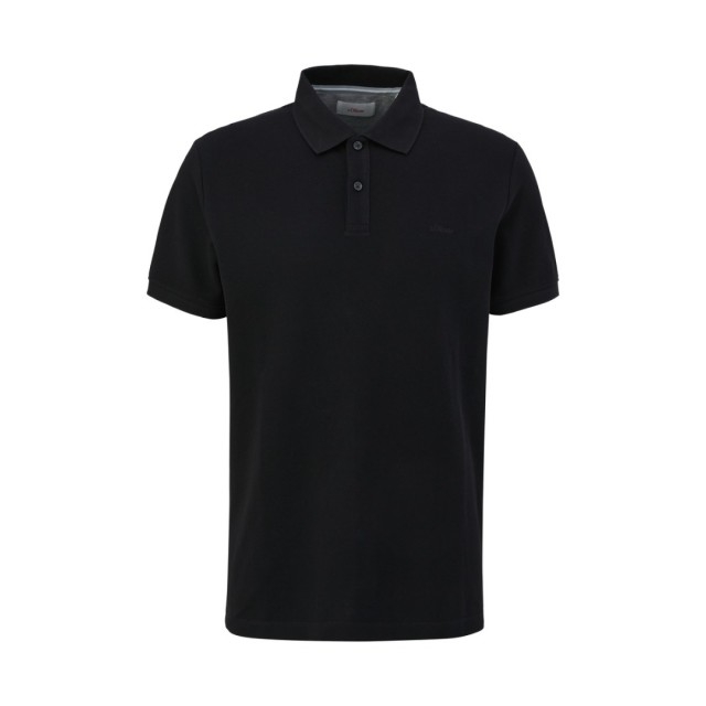 S.OLIVER POLO SHIRT BLACK