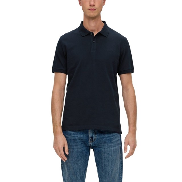 S.OLIVER POLO SHIRT NAVY BLUE
