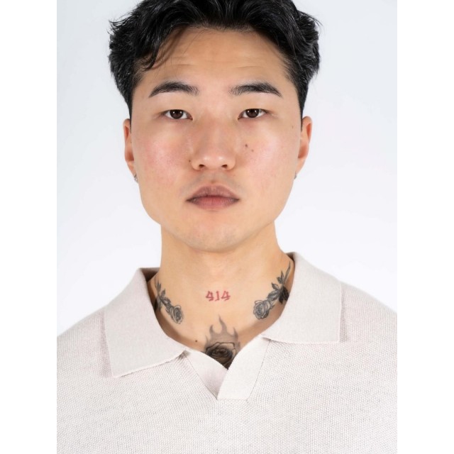 MARCUS KNIT POLO BEIGE