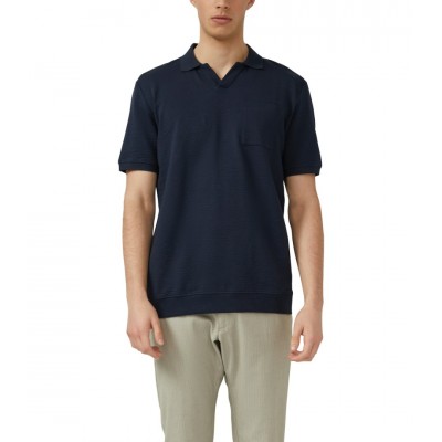 S.OLIVER POLO SHIRT NAVY BLUE