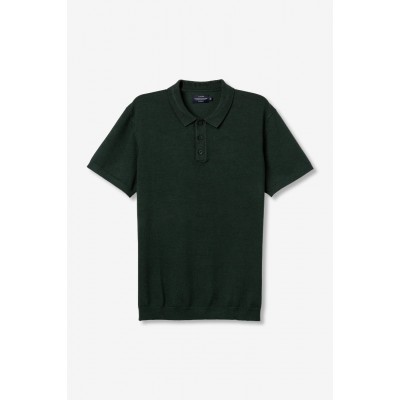 TIFFOSI KNIT POLO SHIRT DARK GREEN