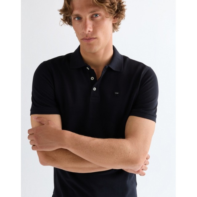 WRANGLER POLO SHIRT BLACK