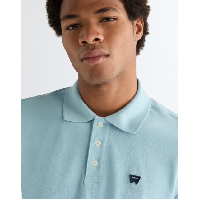 WRANGLER POLO SHIRT LIGHT BLUE