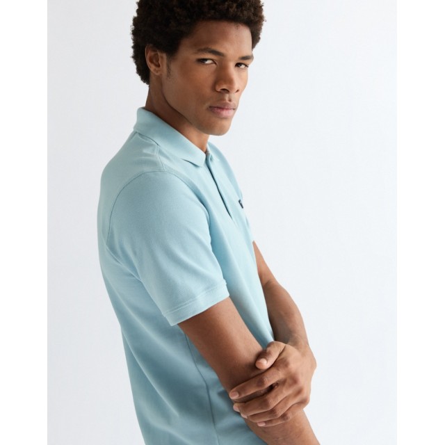 WRANGLER POLO SHIRT LIGHT BLUE