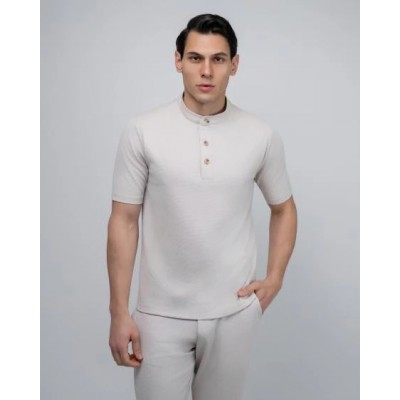 DEZIGNE MAO T-SHIRT VAFLE BEIGE