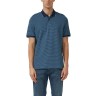 S.OLIVER STRIPED POLO SHIRT BLUE