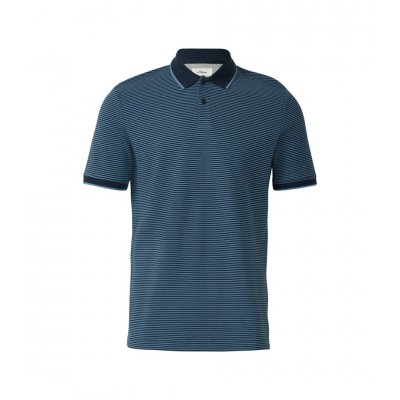 S.OLIVER STRIPED POLO SHIRT BLUE