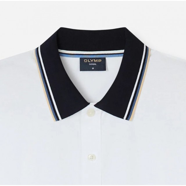 OLYMP Polo Shirt White
