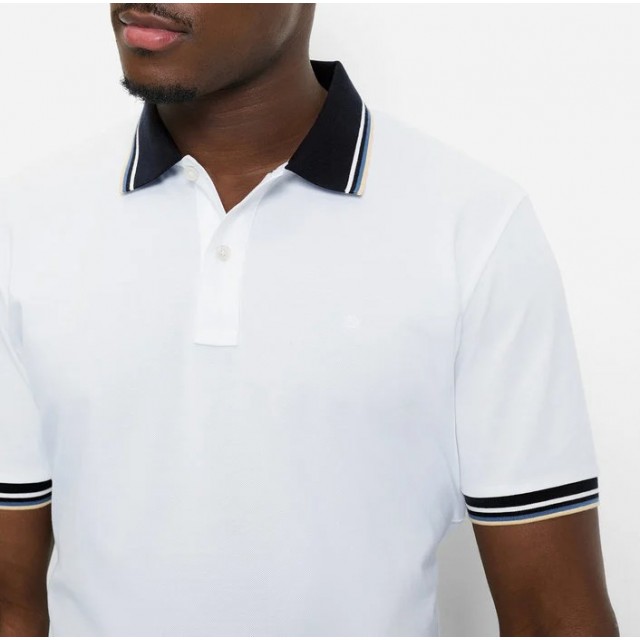 OLYMP Polo Shirt White