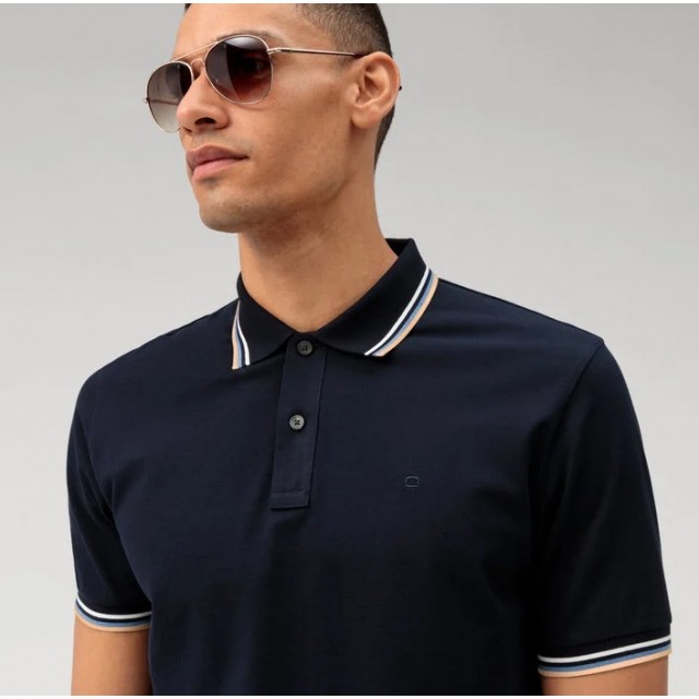 OLYMP POLO SHIRT NAVY BLUE
