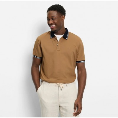 OLYMP POLO SHIRT BROWN