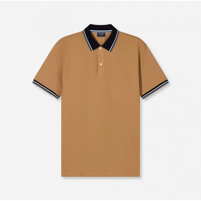 OLYMP POLO SHIRT BROWN
