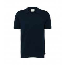 S.OLIVER KNIT POLO SHIRT BLUE